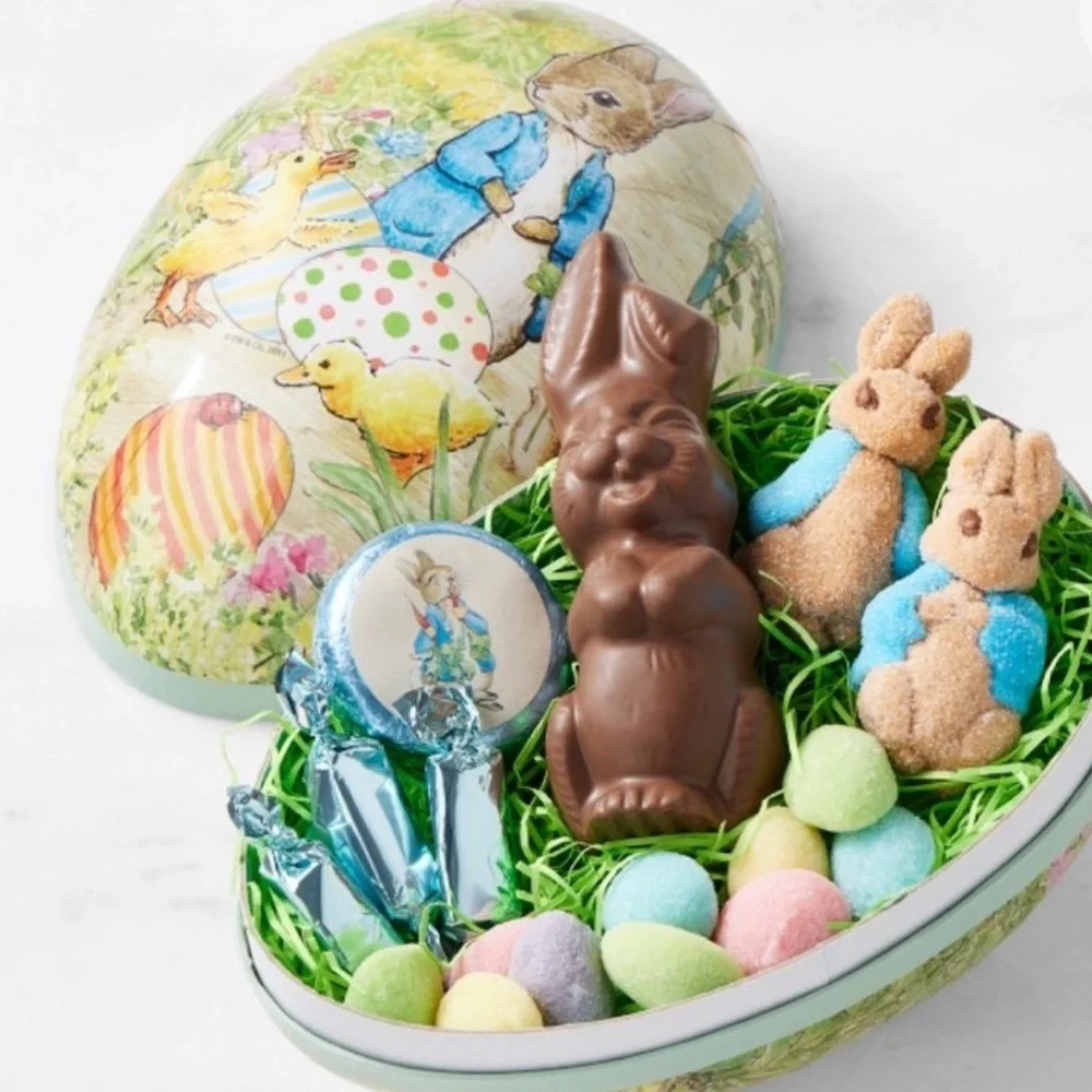 Williams Sonoma Hand Crafted Papier-Mache Eggs Set/4 🐇